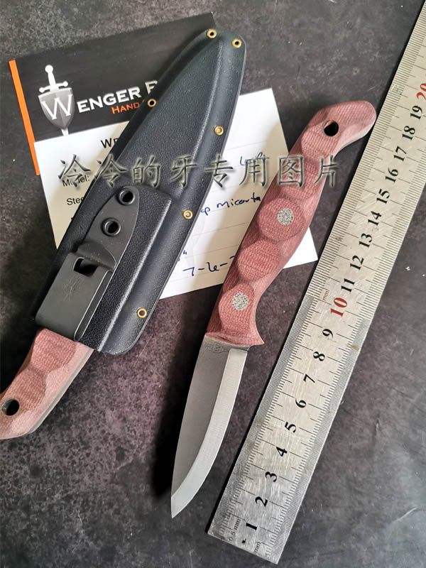 Original clothing imported Wenger Blades winger EDK outdoor portable small straight knife survival knife for survival EDC