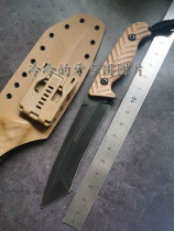 Imported American Behring Behring Handmade Custom Bushido Tactical Outdoor Survival Straight Knife Collection