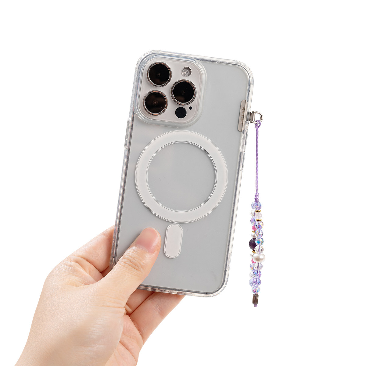 Ultra-Thin 0.2 Mobile Phone Lanyard Clip Mini Metal Stainless Steel Connecting Piece Silent Hole Sturdy Mini Back Pad