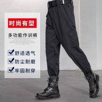 Summer security pants mens training pants black overalls pants thick winter uniforms spring and autumn tactical pants combat pants