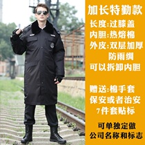 Security coat thickened security clothing winter clothing cotton clothing increased thickening cashmere multifunctional duty winter winter clothing men