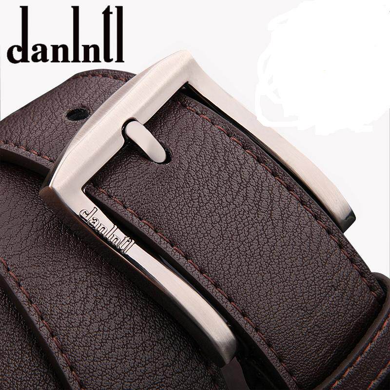 韩版男士学生男青年少年针扣腰带男中年休闲简约纯裤腰带男皮带潮