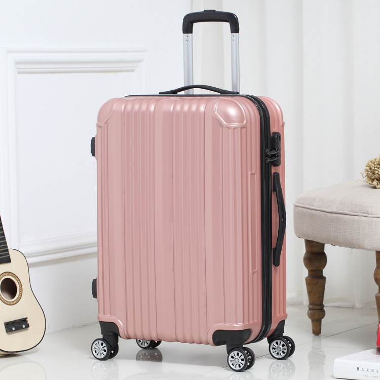 Gương phổ quát bánh xe đẩy trường hợp hành lý lên máy bay hành lý hộp nam và nữ hộp cứng thủy sinh 20 inch 24 inch vali cao cấp