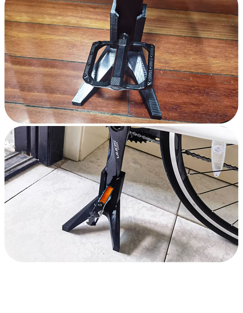 Portable Bicycle Kickstand Bracket for Mountain Bikes, Road Bikes, Crankside Stand Bracket, Modified Bike Stand