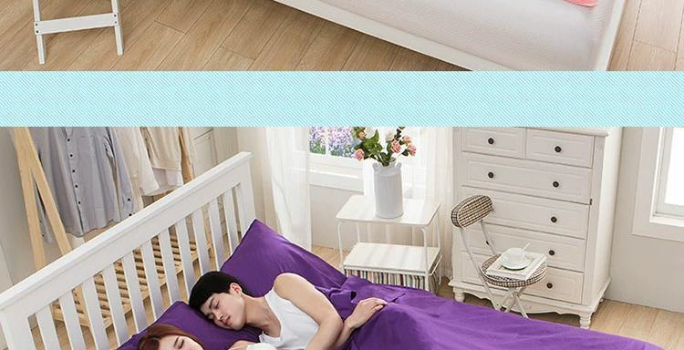 Du lịch sức khỏe túi ngủ cotton xách tay nhẹ túi ngủ lót tàu ngủ túi ngoài trời cung cấp vệ sinh túi ngủ bẩn