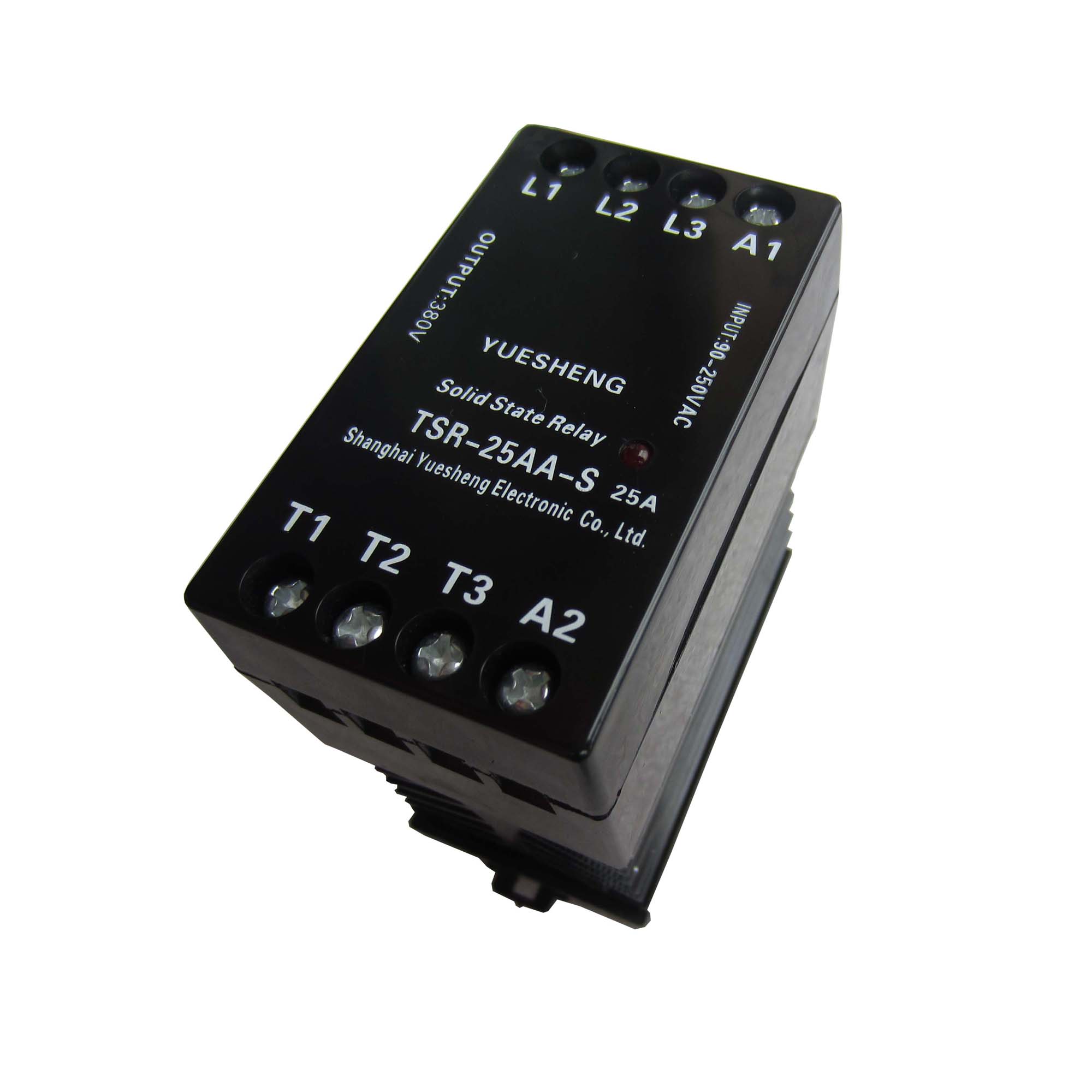Three-phase contact-free point relay card rail mounting three-phase traffic-controlled delivery solid relay TSR-25AA-S 25A40A