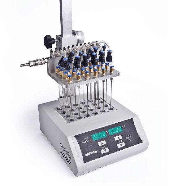 12 holes 24 holes 36 holes Dry wipe nitrogen blowing instrument Nitrogen purging instrument manufacturer Water bath nitrogen blowing instrument