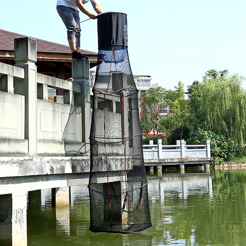 Raft Tract Nanobyu Cage Horn Fish Protection 3 m Speed Dry Raft Fishing Cage Anti-Hanging Live Fish Fishing Nets Clothing Nets 