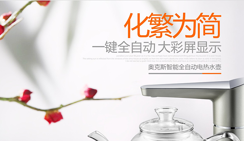 AUX Aux HX-10B27 Ấm đun nước điện gia dụng hoàn toàn tự động với máy bơm nước đun sôi bằng tay - ấm đun nước điện bình siêu tốc comet