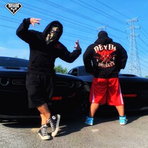 DW Devil Whisky 2020 Fall and Winter from Hell Devil Head overweight pound cotton jacket big hoodies
