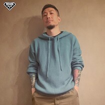 NE nuclear explosion big hood pure hood with hat loose cord loose large yards personality coarse coarse sweater