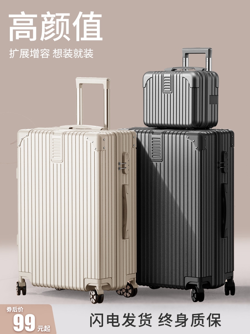 giá vali du lịch Vali Hành Lý Cho Nữ Nhỏ Nhẹ Xe Đẩy Du Lịch Trường Hợp 20-Inch Học Sinh Tắt Tiếng Đa Năng Bánh Xe Mật Khẩu Lên Máy Bay Bao Da dành Cho Nam kích thước vali du lịch vali mr vui 
