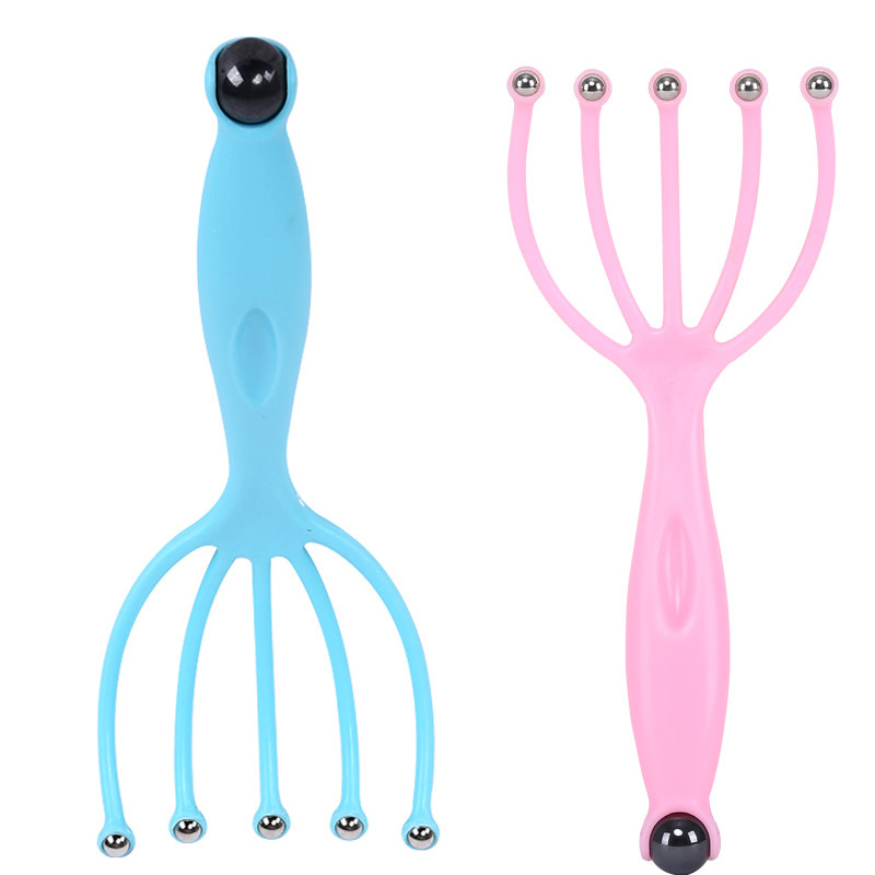 Five-claw scalp massager head massager head ball massage claw octopus grasping head press head grasper nine claws