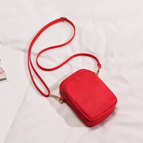 Сумка для телефона, портативный кошелек, мобильный телефон, тканевый мешок, маленькая небольшая сумка, в корейском стиле