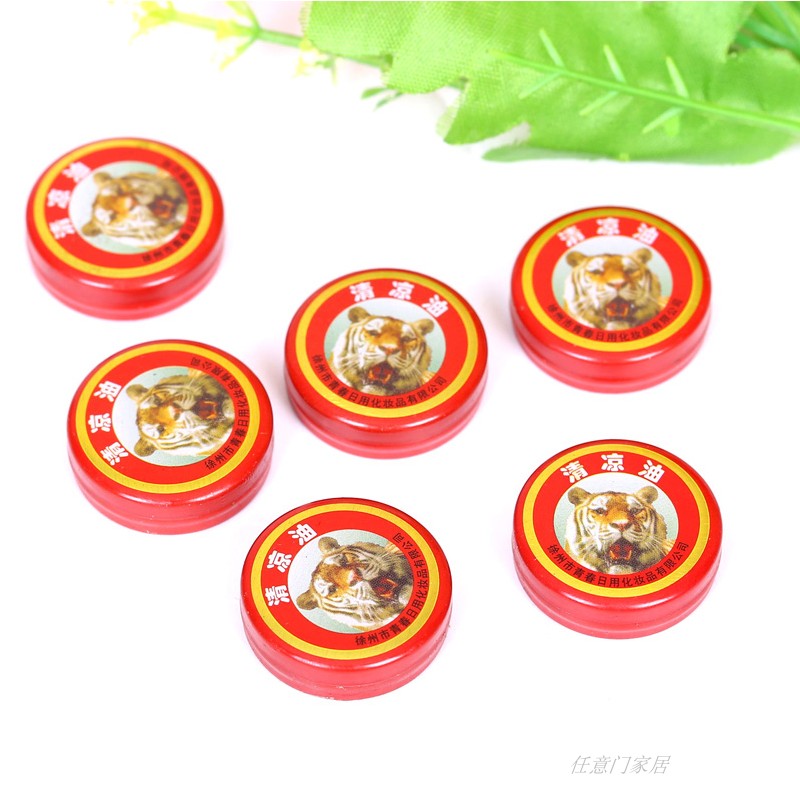 Clear Cool Oil Wholesale Wan Gold Oil Mosquito Repellent Anti-Heatstroke Tiger Head Card Ti Refreshing Brain Students Cute Old Brand Solid