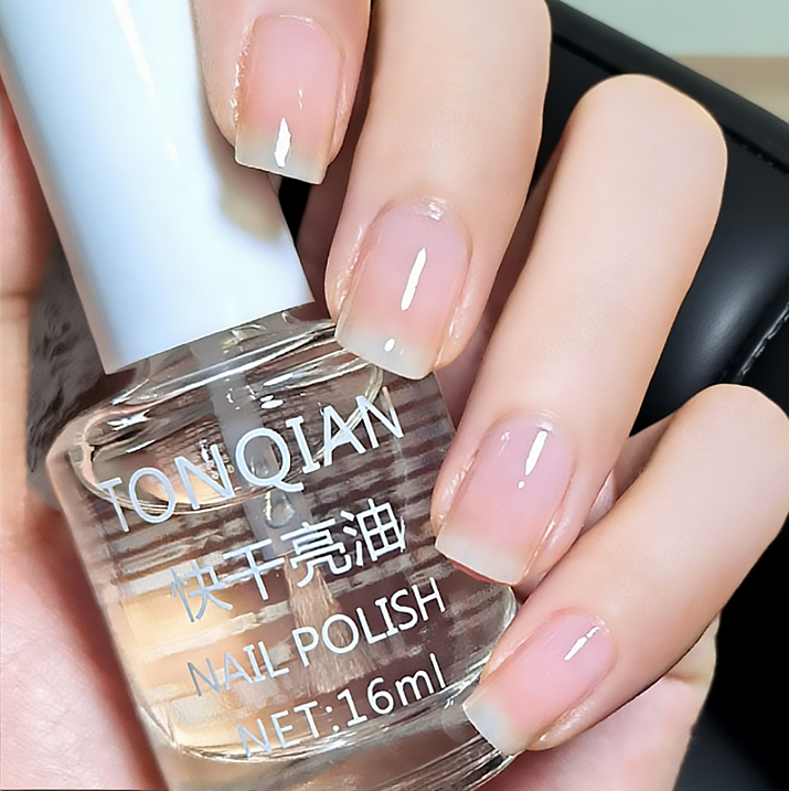 Transparent Nail Polish, No-Bake, Long-Lasting, Quick-Drying, 2026 New Model, Non-Tearable, Colorless, Glossy Nail Protection Polish, White Transparent Nail Polish, No-Bake, Long-Lasting, Quick-Drying, 2026 New Model, Non-Tearable, Colorless, Glossy Nail Protection Polish, White