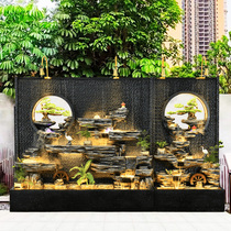 Large Water Curtain Wall Water Screen Partition Outdoor Building View Villa Garden Courtyard Fish Pool Fake Mountain Fountain Pendulum