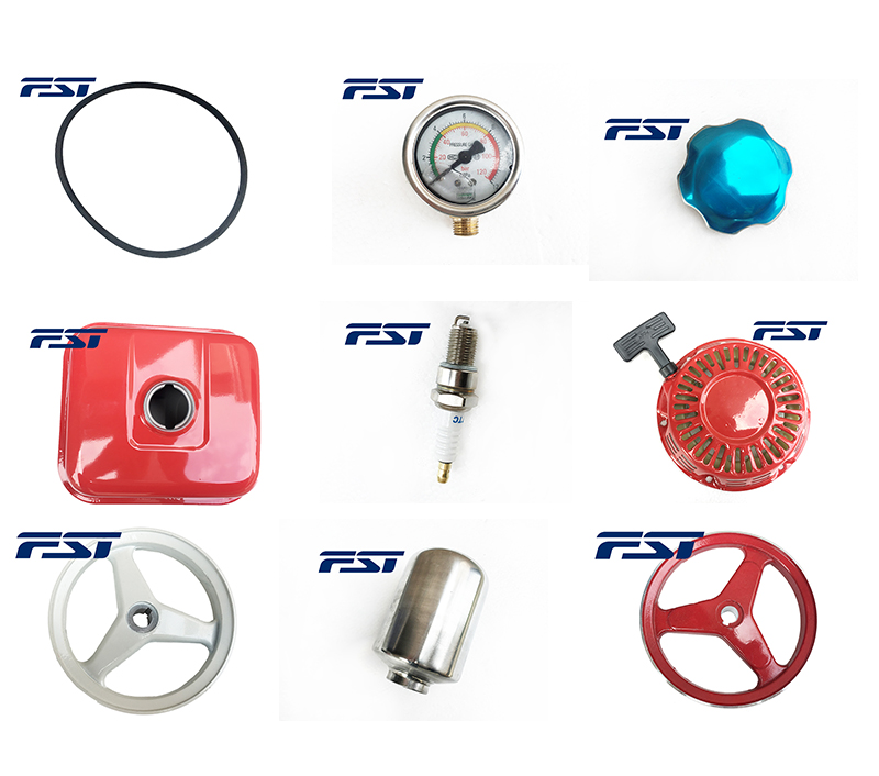 Fuchte petrol stretcher style spraying machine cleaner sprayer 168F petrol engine plunger pump accessories