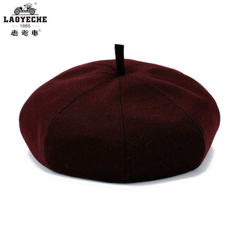 Old car old man's old man's old man's old man's Beret hat in the old father painter hat spring and summer hat