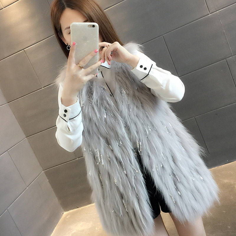 Manteau de fourrure femme - Ref 3174598 Image 4