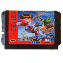 MD Sega jeu cartouche pistolet héros galaxie tir rapide double tir