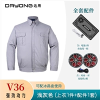 V36 Светлый серый (1 топ + 1 набор аксессуаров)