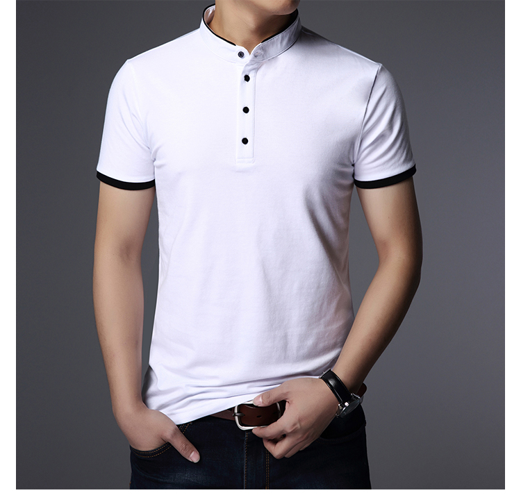XL áo thun nam ngắn tay phiên bản lỏng của váy nửa tay mùa hè nam chạm đáy áo cotton thanh niên nửa tay áo - Áo phông dài áo thun nam tay lỡ