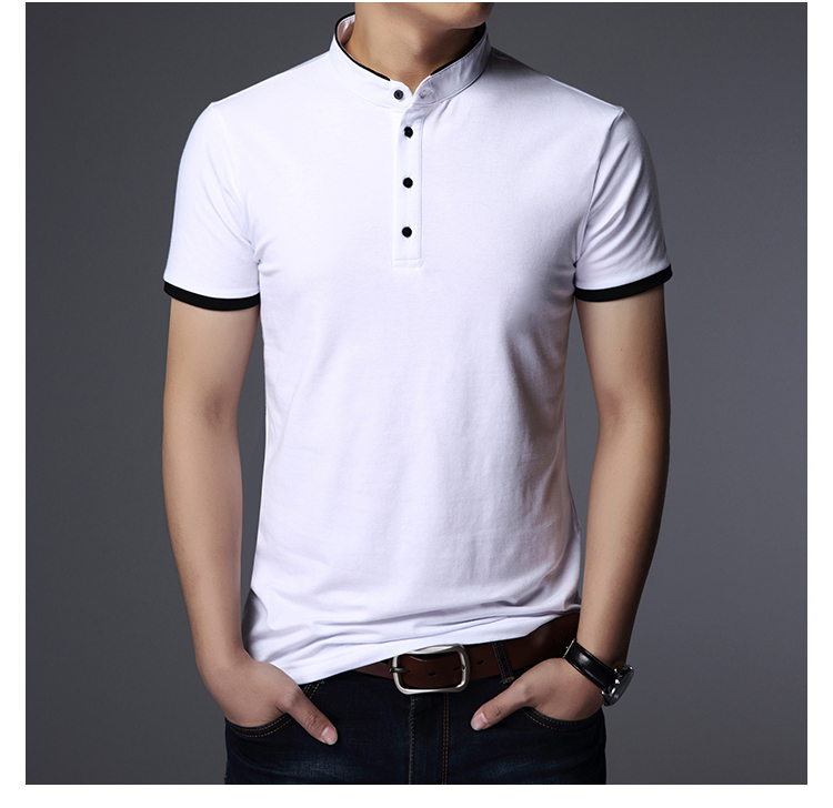 XL áo thun nam ngắn tay phiên bản lỏng của váy nửa tay mùa hè nam chạm đáy áo cotton thanh niên nửa tay áo - Áo phông dài áo thun nam tay lỡ