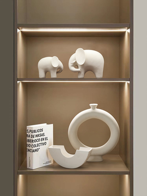 招财大象摆件一对轻奢高档客厅玄关电视机柜酒柜装饰创意家居饰品