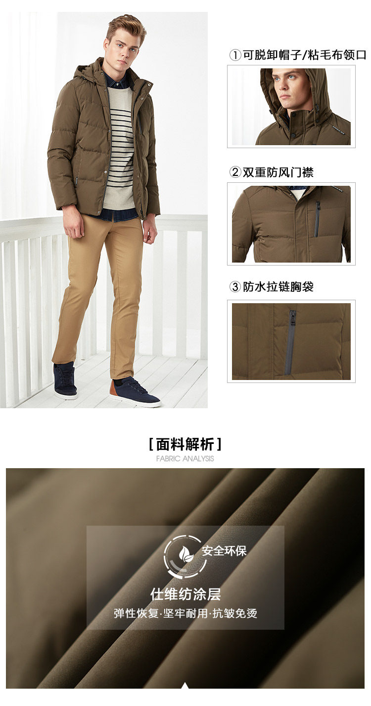 Blouson homme BOSIDENG    - Ref 3121896 Image 23
