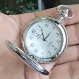 Механические классические механические часы, карманные часы подходит для мужчин и женщин, швейцарские часы для пожилых людей, календарь