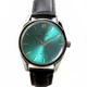 Восьмая модель черного ремня Зеленая лапша механические часы
