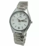 Электронный кварцевый импортный календарь, мужской стальной ремешок, модные швейцарские часы