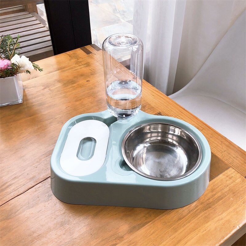 Cat bowls double bowl automatic drinking water cat rice bowls dog food bowls dog food bowls dogs bowls stainless steel dog bowls kittens