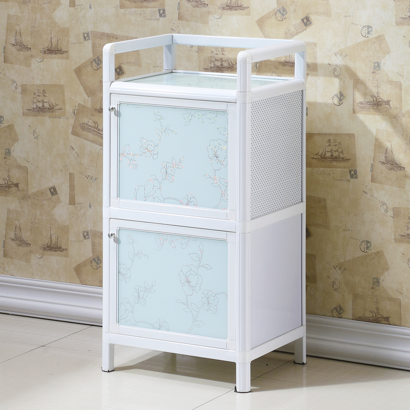 Kitchen Storage Rack, Floor-Standing Multi-Functional Gap Storage Cabinet, Integrated Wall-Mounted Microwave Oven, Tableware and Seasoning Storage Cabinet Kitchen Storage Rack, Floor-Standing Multi-Functional Gap Storage Cabinet, Integrated Wall-Mounted Microwave Oven, Tableware and Seasoning Storage Cabinet