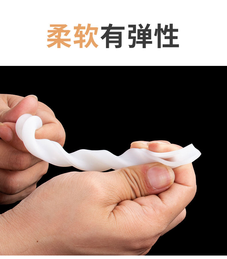 Silicone U-Shaped Sealing Strip, High Temperature Resistant Strip, Glass Box Groove Edge Wrapping Machine Equipment Anti-Collision Soft Strip, Silicone Rubber