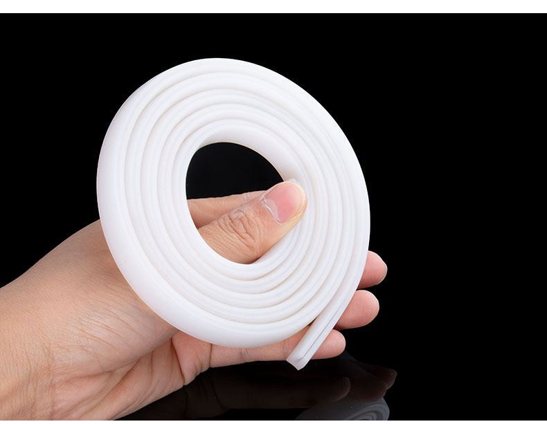 Silicone U-Shaped Sealing Strip, High Temperature Resistant Strip, Glass Box Groove Edge Wrapping Machine Equipment Anti-Collision Soft Strip, Silicone Rubber