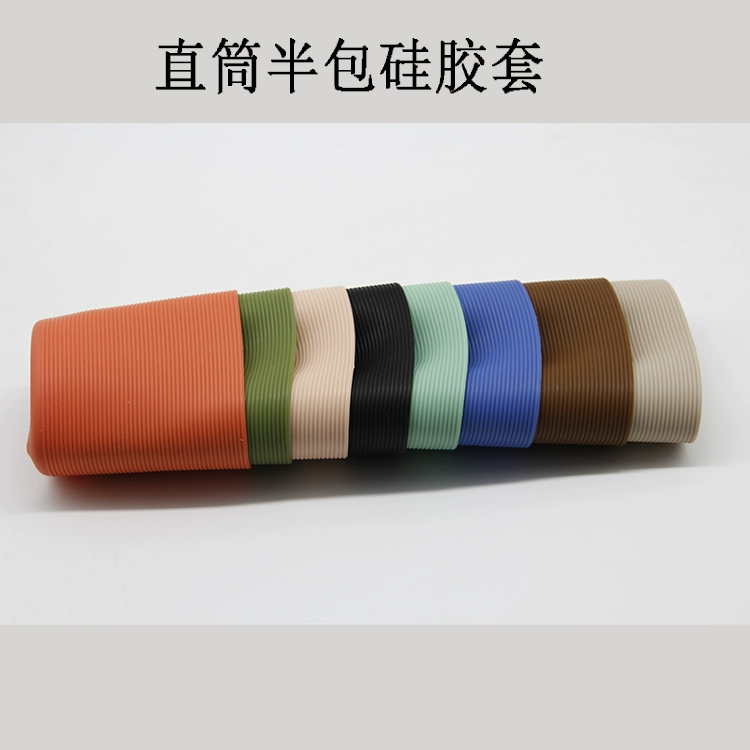 Bộ cốc thủy tinh chống trượt cho nam và nữ Bộ ly silicon di động bình giữ nhiệt cao cấp