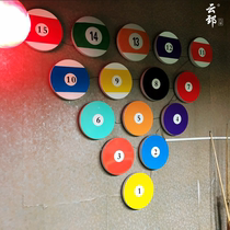 Billiard hall decorative lights Chandeliers Billiard hall LED chandeliers Wall lamps Ball room decoration custom luminous number plate lamps