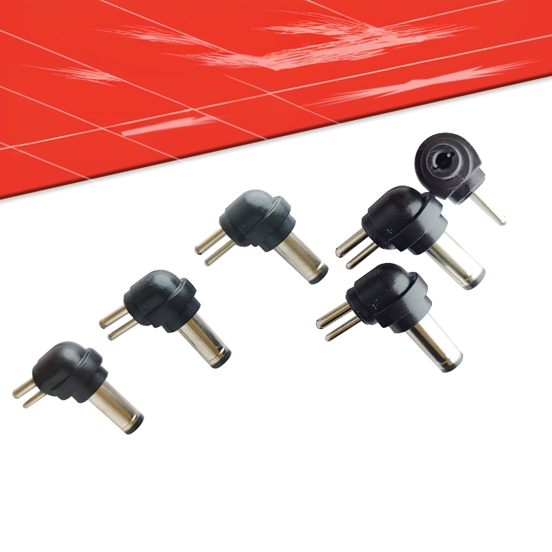 Adapter with Large and Small Holes, Two-Pin Adapter, Charging Head 5525 Male Plug, Multi-Functional Laptop Multi-Use 2-Pin Plug