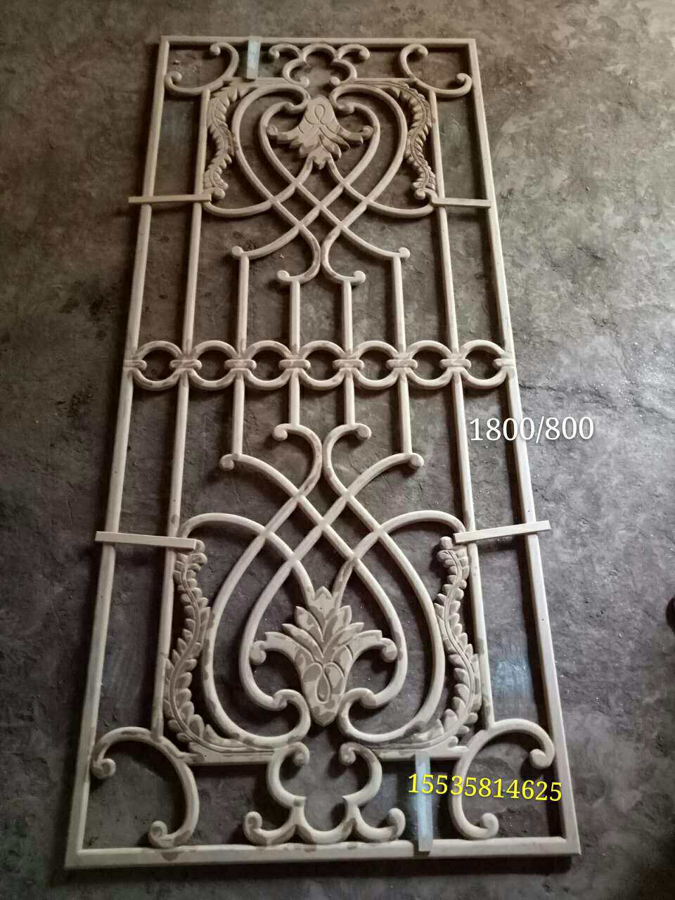 Iron railing decorative flower High-end gate casting decorative iron flower Guardrail iron flower fence wall flower wrought iron fence