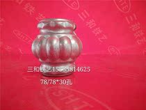 Sanhe Wrought iron gate railing accessories Iron stamping joint Perforated bone joint