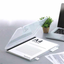 Japan imported sanada A4 storage high-grade file box classification and finishing office supplies