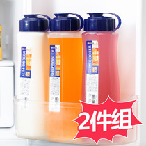 2 clothes Japanese imported plastic kettle cold water bottle heat resistant cool water jug drink juice drink milk bottle 1L