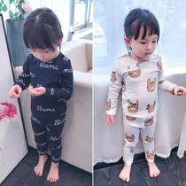 Baby autumn clothes Autumn pants set Spring and autumn season 1-3 years old 2 baby boy childrens underwear pure cotton 4 girls  pajamas home clothes 5