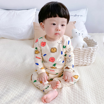 Baby Pure Cotton Underwear Suit Spring Autumn Children Baby Boy Autumn Clothes Autumn Pants Boy Girl Girls Pyjamas Clothes Home Clothes All Cotton