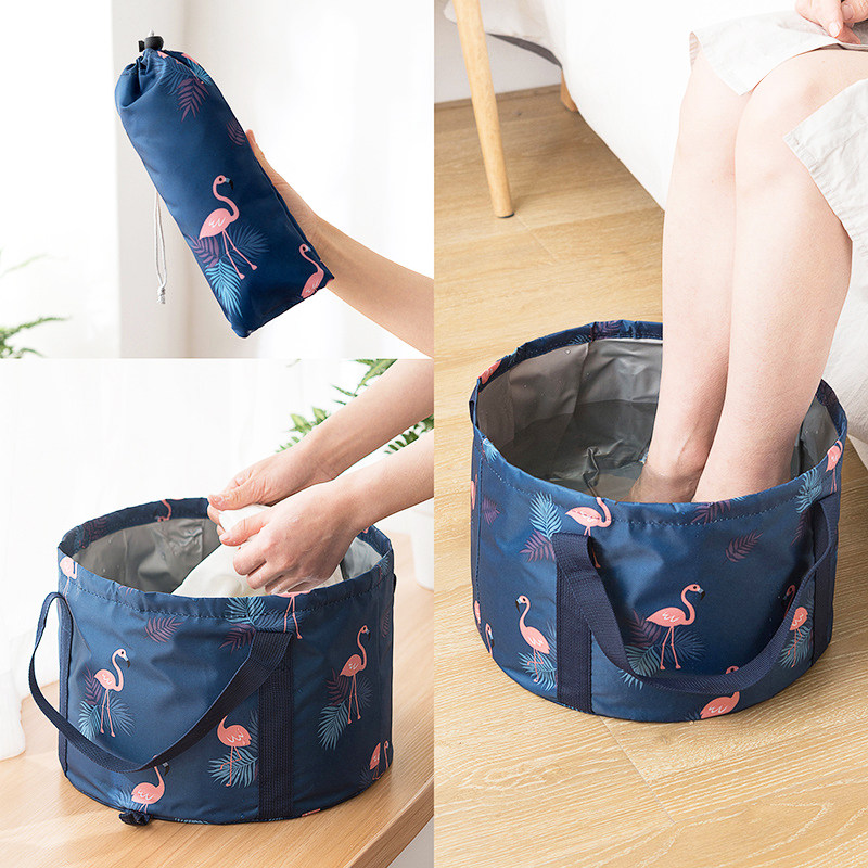 Travel Passable Fold Basin Portable Large Number Washbasin Large Capacity Outdoor Bubble Foot Theorizer Wash Laundry Water Bucket