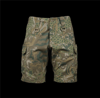 Inspur junwu force10 force dragon pattern camouflage multifunctional high-end multi-bag tactical shorts ການເດີນທາງນອກ