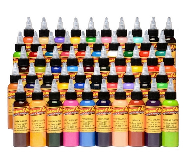 Tattoo artisan tattooed artisan tattooed equipment original Itno color 50 color suit tattoo pigment tingling green paint