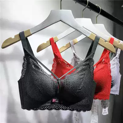 107-2537 No steel ring health maintenance seamless underwear Female bra sexy bra comfortable underwear lace